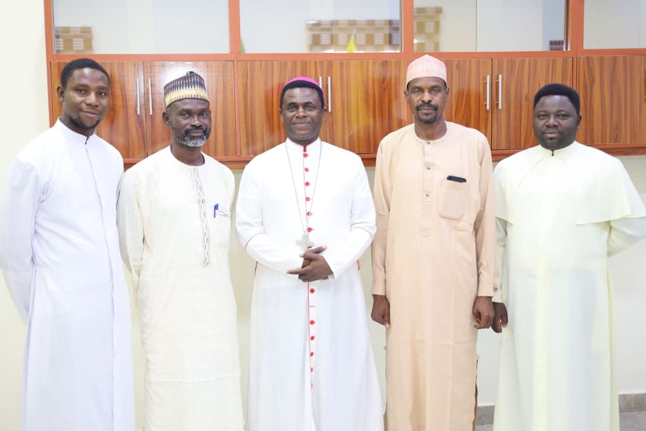 Warm Reunion at the Bishop of Katsina’s Office Rekindles Childhood Memories